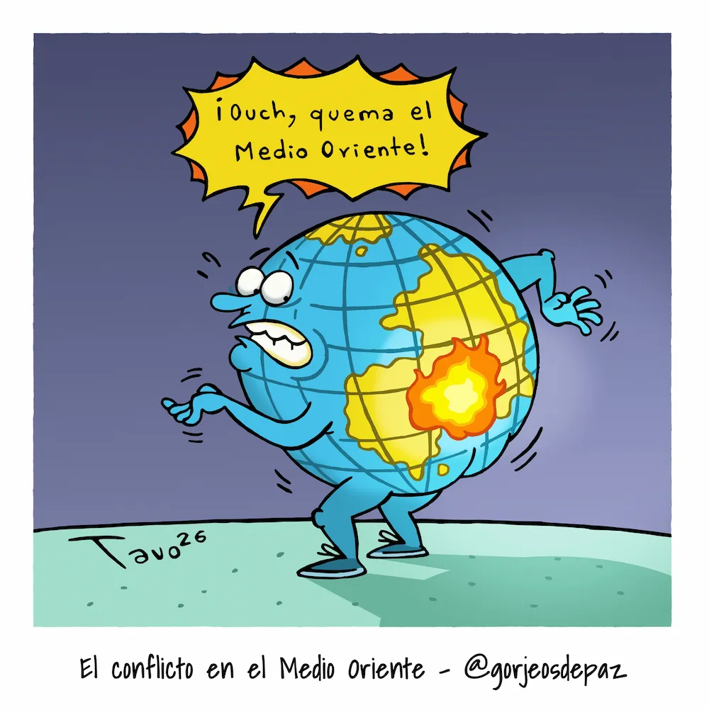 Caricatura Las Miradas Bizcas