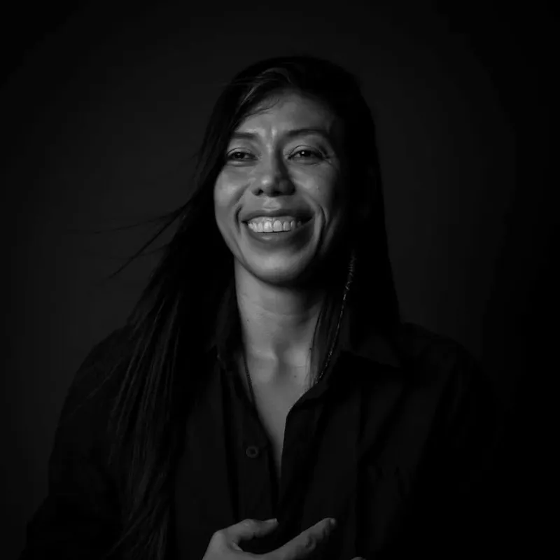 Guadalupe Velasco, escritora colombiana. Foto: Tomada del Facebook de Guadalupe Velasco.