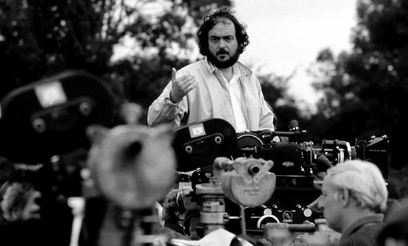 Stanley Kubrick en el set de filmación de Barry Lindon Foto: http://www.kinoscript.com