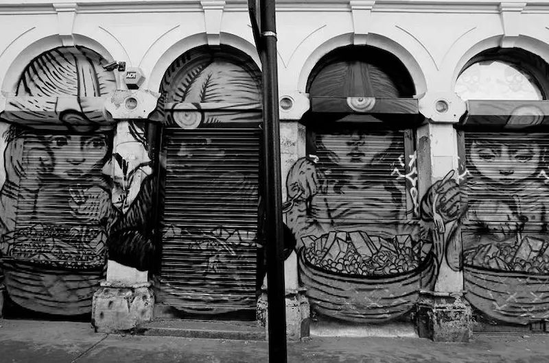 Mural la comida de tu ambición - Foto: Facebook personal Alberto Velasco