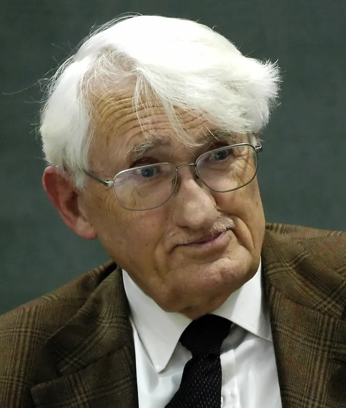 Jürgen Habermas (1929 – 2026), filósofo y sociólogo alemán. Foto: Wolfram Huke. 