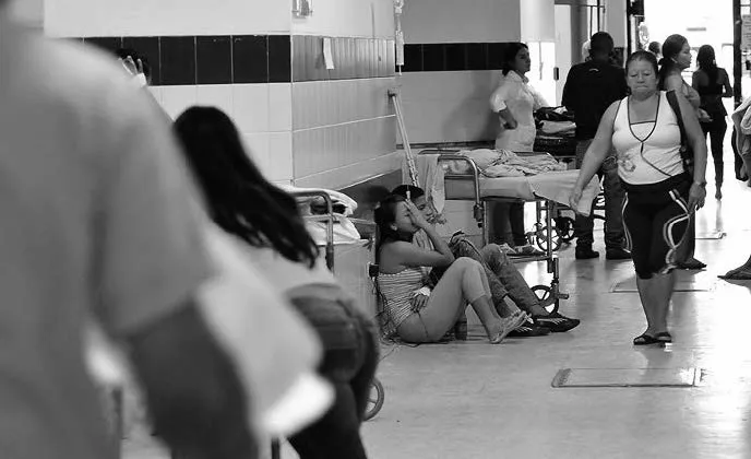 Condiciones criticas en el HUV - Foto: http://www.elpais.com.co/