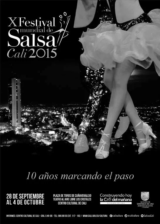 Afiche X Festival Mundial de Salsa Foto: http://caliescribe.com/