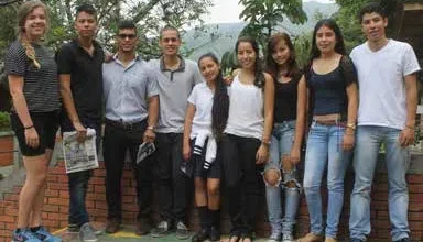 Grupo Aprendices de Alemán Liceo La Amistad - Fotos: Alejandro Salazar