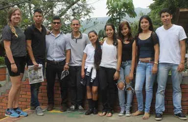 Grupo Aprendices de Alemán Liceo La Amistad - Fotos: Alejandro Salazar