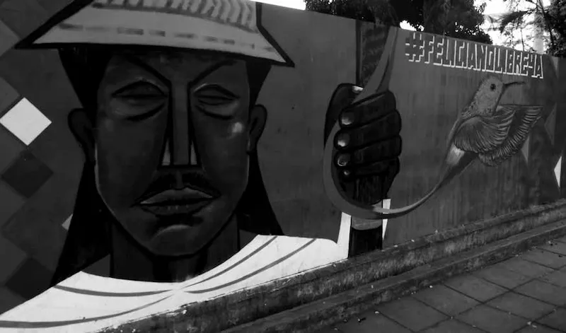 Mural Feliciano Valencia - Foto: Mala Yerba