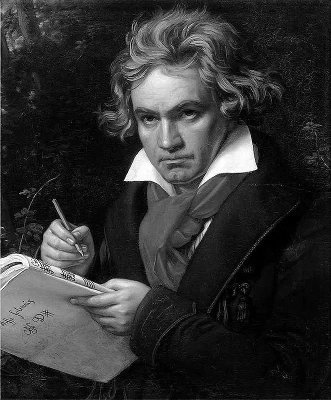 Retrato de Beethoven por Joseph Karl Stieler - Foto tomada de: https:// en.wikipedia.org