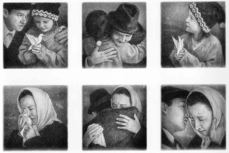 Imagen de Emigrantes, una novela gráfica silenciosa - Foto tomada de: http://www.imaginaria.com.ar