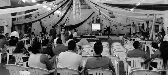 Aula múltiple Centro Penitenciario de Mediana Seguridad Villahermosa de Cali - Fotos: Camilo Villa