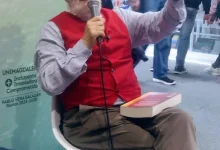 Fabio Rodríguez Amaya, pintor, escritor y profesor universitario colombiano en la Feria Internacional del Libro de Bogotá 2026. Foto: Julio César Pino Agudelo / La Palabra