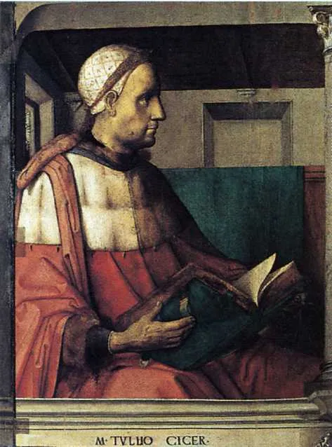 Marco Tulio Cicerón, de Pedro Berruguete.
