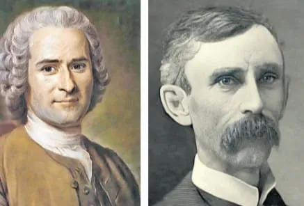 Jean-Jacques Rousseau (Maurice Quentin de La Tour) y Henry Cullen.