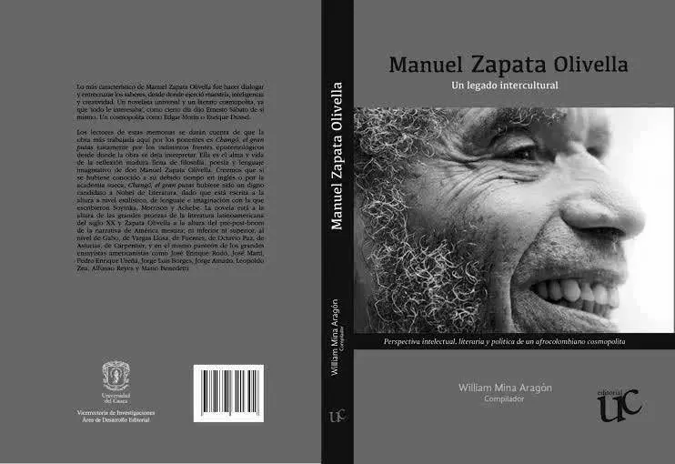 Portada libro Manuel Zapata Olivella Un legado intercultural. Compilador William Mina Aragón – Foto: Cortesía de William Mina Aragón