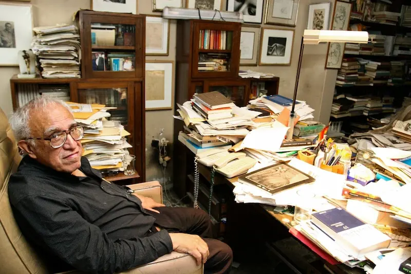 Carlos Monsiváis (1938 - 2010), escritor y periodista mexicano. Foto: Saúl López.