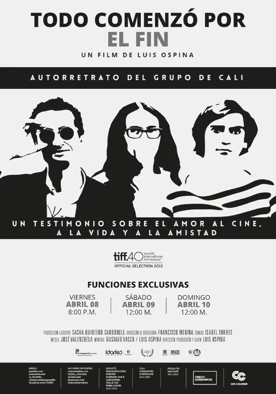 Poster Todo comenzó por el fin - Foto: https://www.civico.com