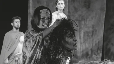 Escena de Electra, versión de la clásica tragedia de Eurípides a cargo de Cali Teatro - Foto: José Kattán - Especial para http://www.elpais.com.co
