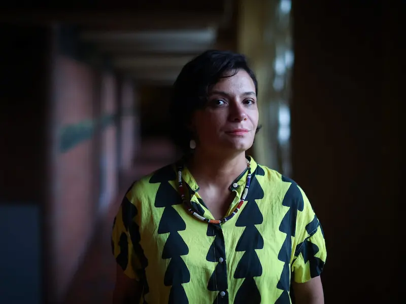 Melba Escobar, escritora colombiana. Foto: Andrés Galeano.